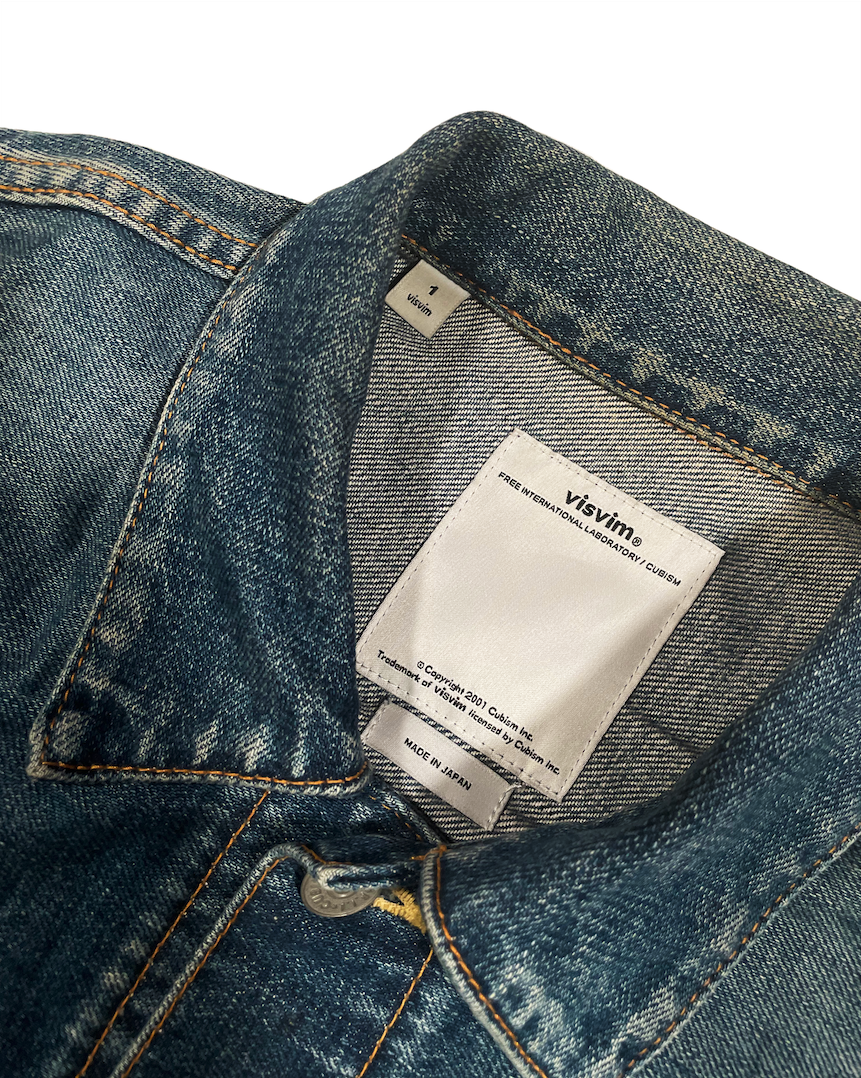 VISVIM 103 SOCIAL SCULPTURE DENIM JACKET