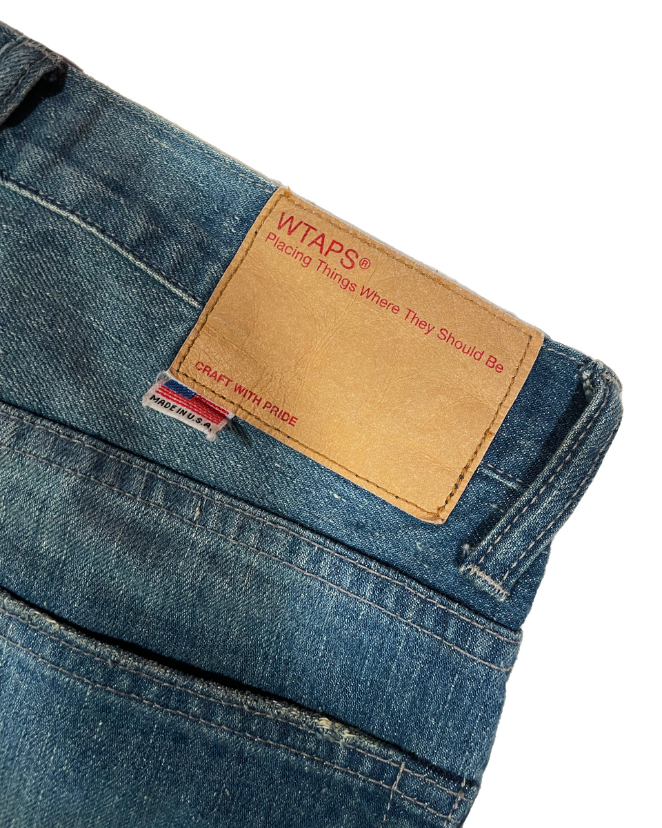 新素材新作 WTAPS 22AW BLUES SKINNY DENIM INDIGO XL - パンツ